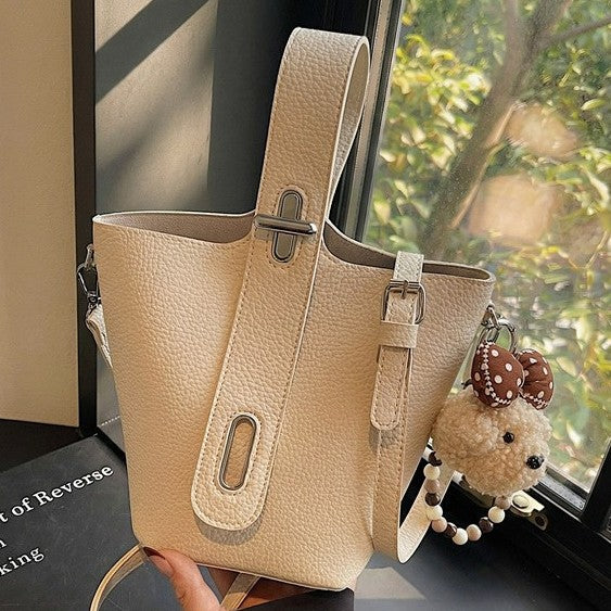 Damen praktische Handtasche mit abnehmbarem Schlüsselanhänger Nord Taschen