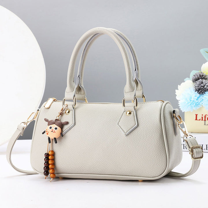 Damen elegante Shopper Tasche mit strukturiertem Leder Nord Taschen