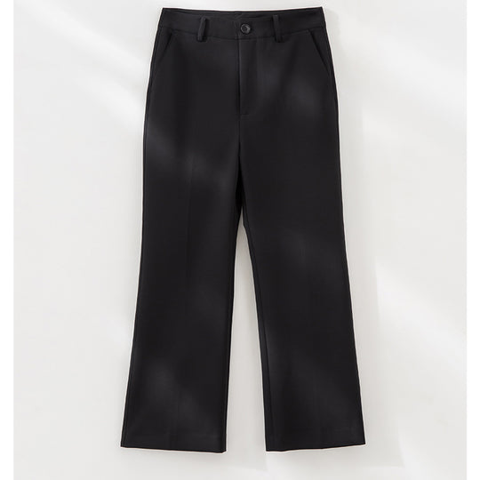 Damen Tailored-Stoffhose mit Bügelfalte, weiter Beinführung und Gürtelschlaufen Nord Taschen