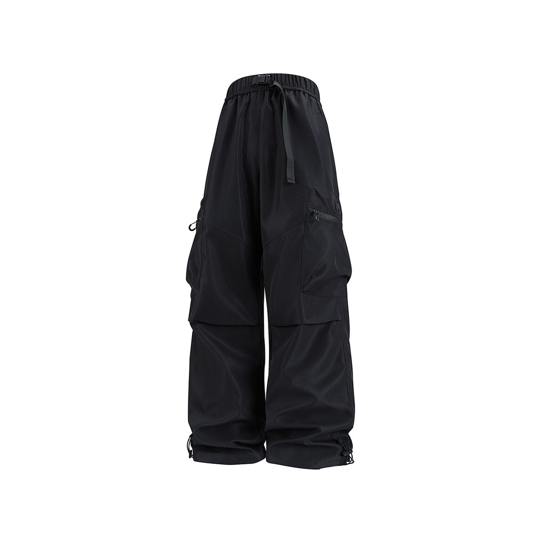 Herren Weite technische Cargo-Hose mit Multifachtaschen, Tunnelzug und verstellbaren Beinabschlüssen Nord Taschen