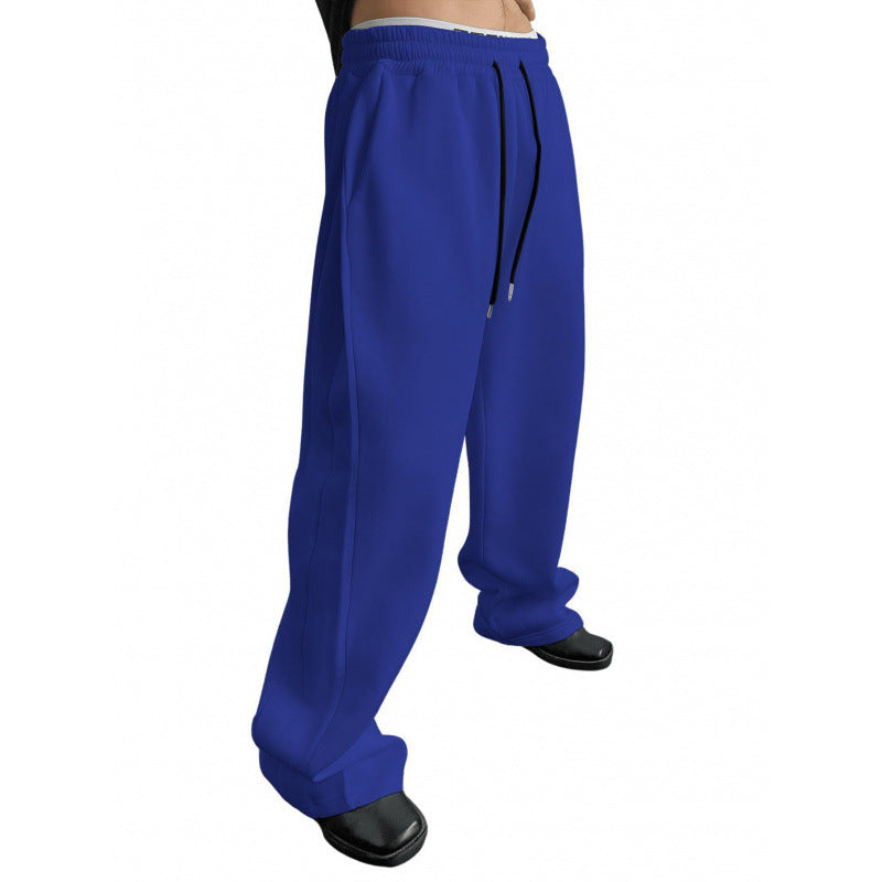 Damen weite Oversize Jogginghose mit tiefem Schritt, elastischem Bund und Kordelzug Nord Taschen