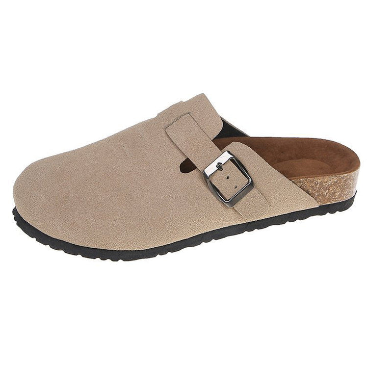 Damen Bequeme Clogs mit verstellbarem Riemen und anatomischem Fußbett
