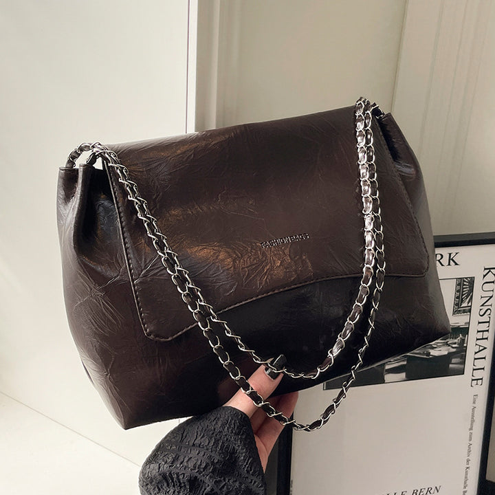 Damen Schultertasche mit luxuriösem Kettenhenkel und strukturiertem Obermaterial Nord Taschen