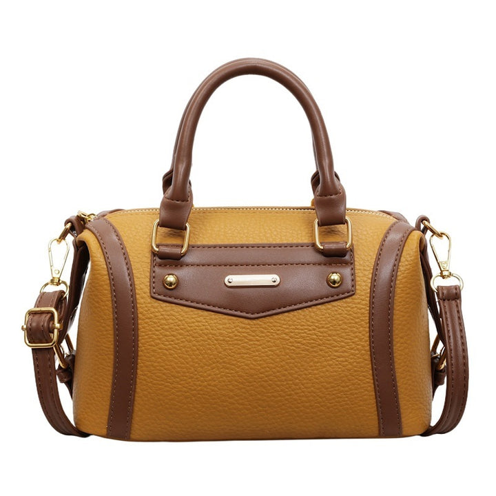 Damen Handtasche aus hochwertigem Kunstleder mit elegantem Kettenakzent Nord Taschen