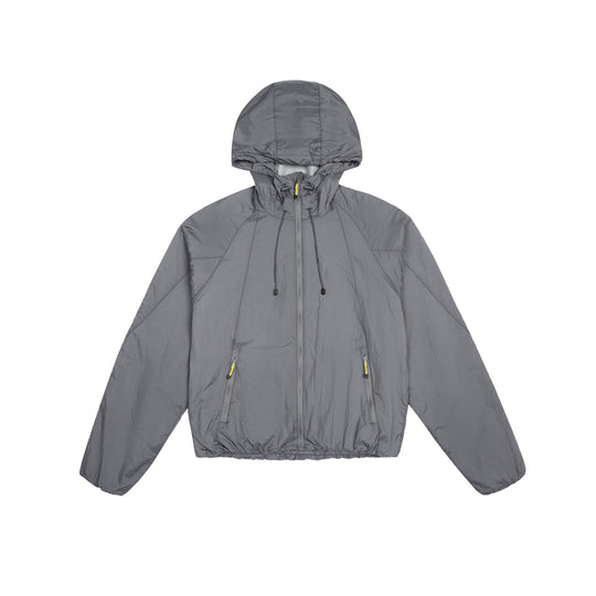 Unisex Leichter Windbreaker mit verstellbarer Kapuze, packbarer Nylonjacke Nord Taschen