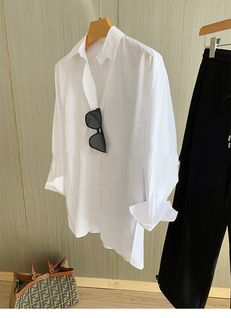 Damen Lässige Oversized-Bluse Nord Taschen