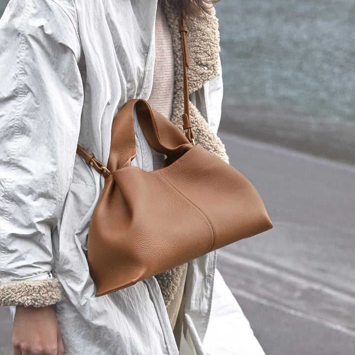 Damen Hobo-Tasche mit elegantem Kordelzug und luxuriösem Design Nord Taschen