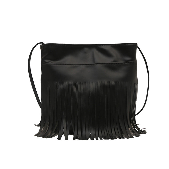 Damen schicke Umhängetasche mit fransigen Details Nord Taschen