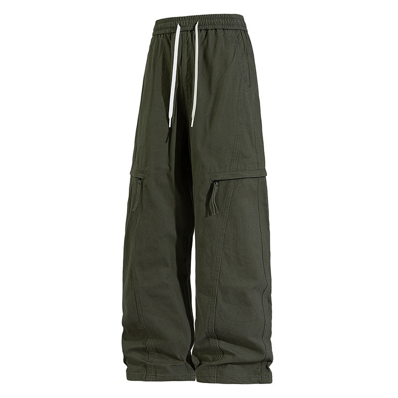 Herren Weite Cargo-Jogginghose im Baggy‑Schnitt mit Kordelbund & Mehrfachtaschen Nord Taschen