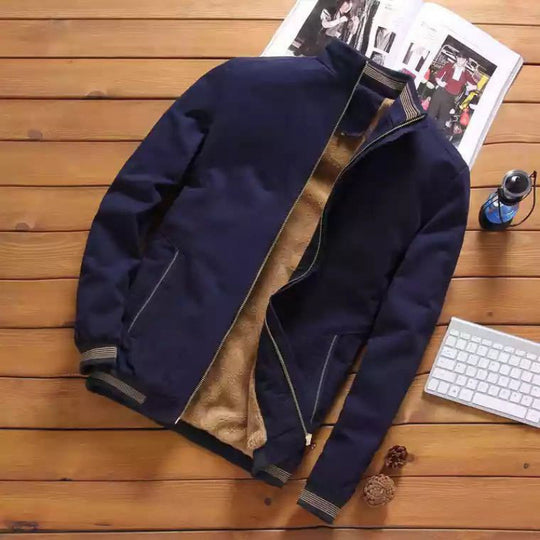 Herren Fleece gefütterte Übergangsjacke Nord Taschen