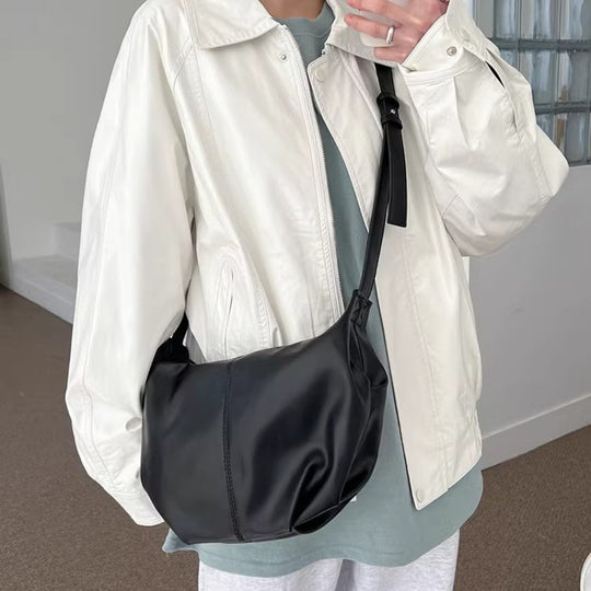 Damen elegante Hobo-Tasche mit geschwungenen Linien und verstellbarem Schulterriemen Nord Taschen