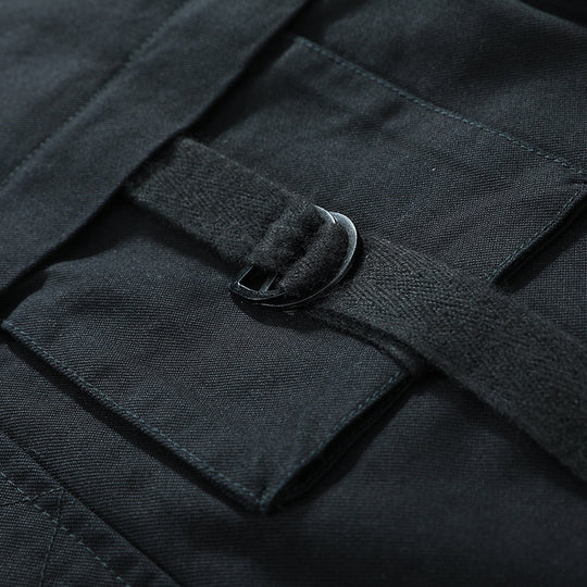Herren Utility-Fieldjacke mit Stehkragen, D-Ring-Details und Reißverschlusstaschen Nord Taschen