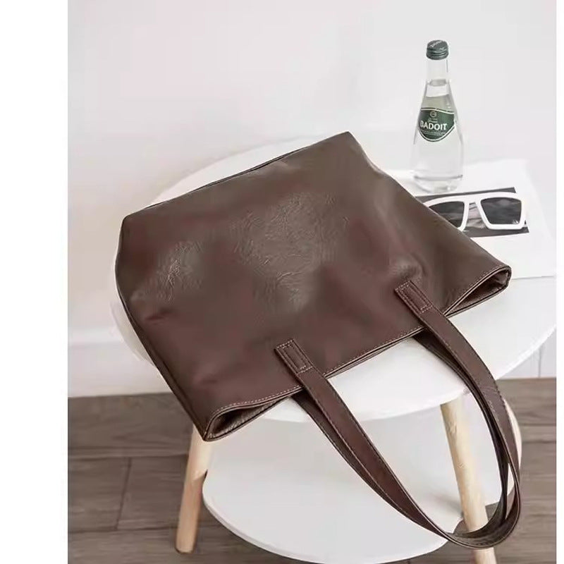 Damen Shopper-Tasche aus hochwertigem Kunstleder mit praktischen Innentaschen Nord Taschen
