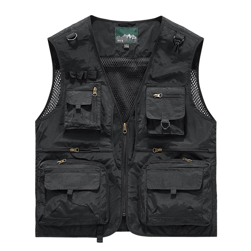 Herren Multifunktionale Abenteuerweste Nord Taschen