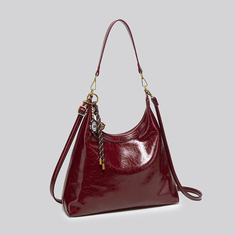 Damen Hobo-Handtasche mit strukturierter Oberfläche und stylishen Akzenten Nord Taschen