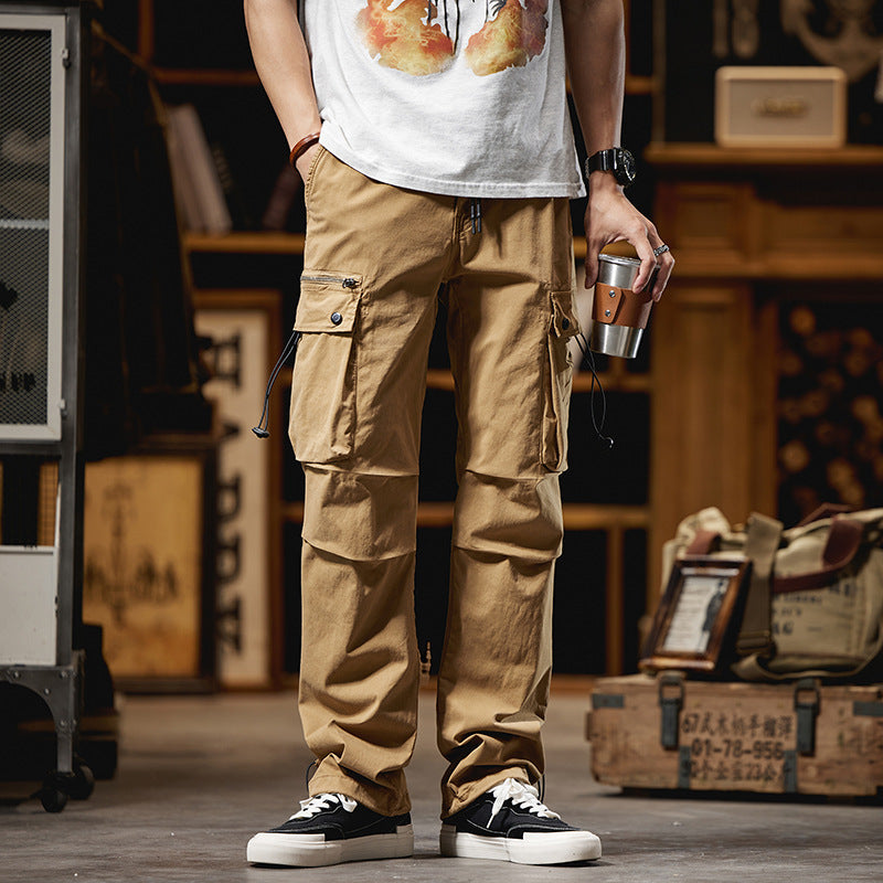 Herren Cargohose im Utility-Look mit Multifunktionstaschen und Kordelzug Nord Taschen