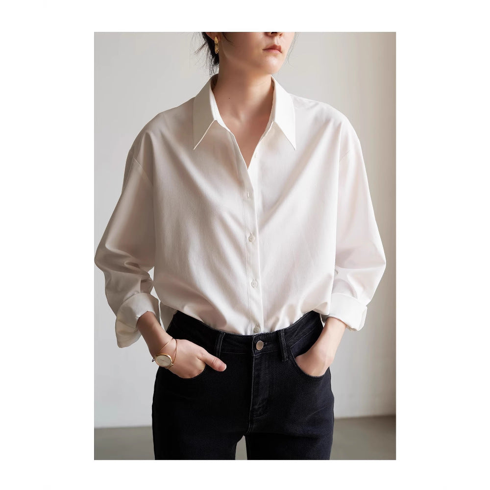 Damen Schicke und lässige Bluse mit oversized Schnitt Nord Taschen