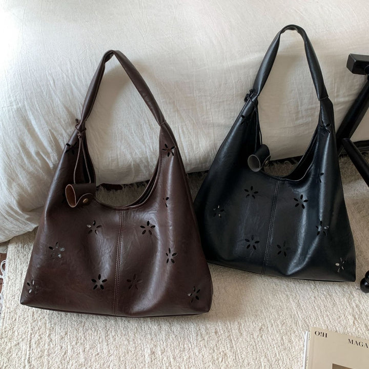 Damen Hobo-Tasche mit floralem Schnitt und praktischem Mini-Organizer Nord Taschen