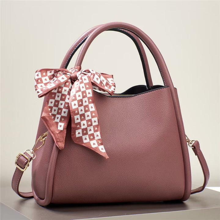 Damen elegante Handtasche mit verspieltem Schleifenakzent Nord Taschen