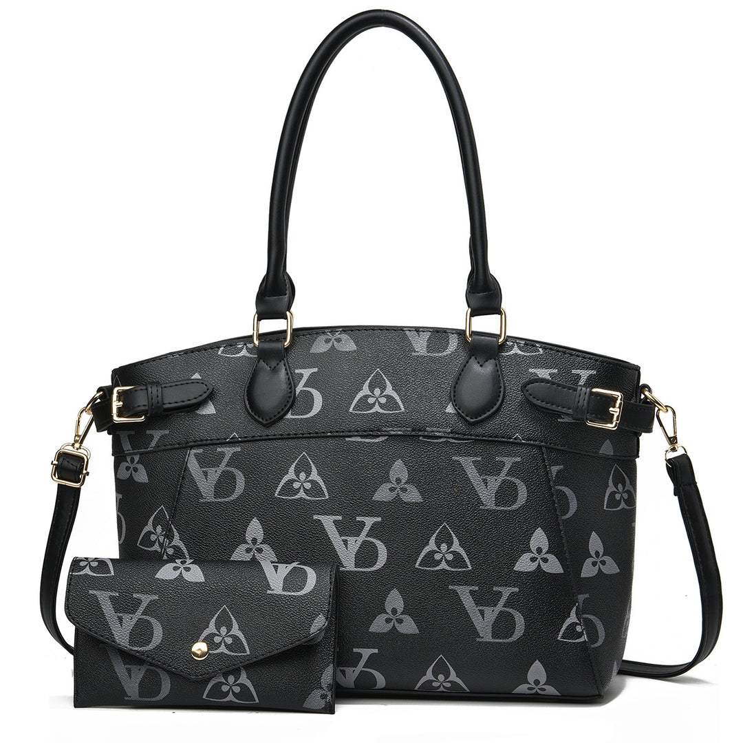 Damen elegante Shopper-Handtasche mit abnehmbarer Kosmetiktasche Nord Taschen