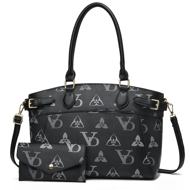 Damen elegante Shopper-Handtasche mit abnehmbarer Kosmetiktasche Nord Taschen