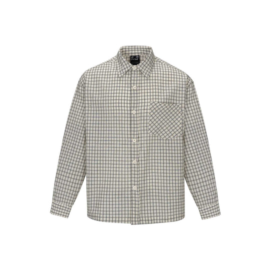 Herren Kariertes Flanellhemd im Overshirt‑Stil mit aufgesetzter Brusttasche Nord Taschen