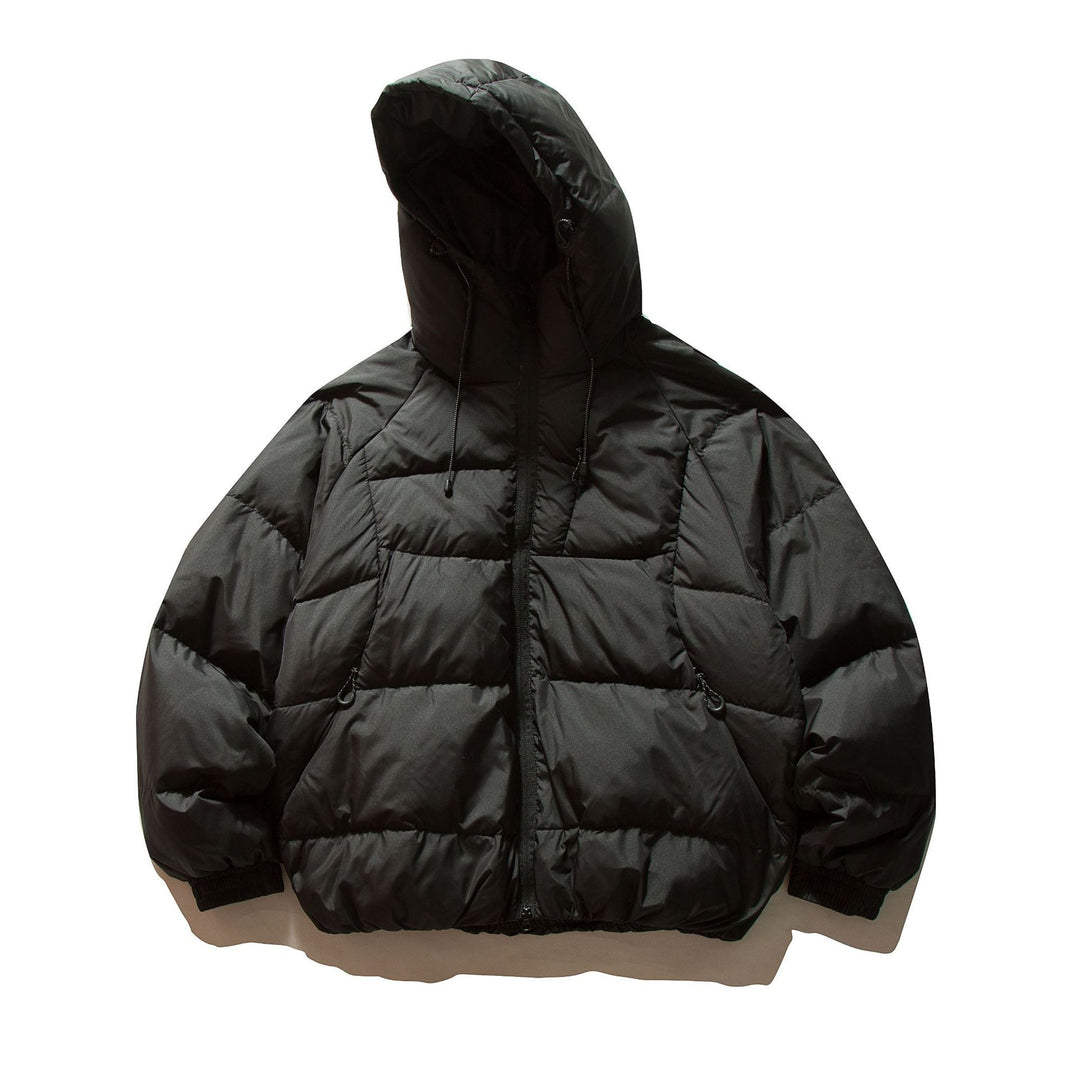 Herren Voluminöse Steppjacke mit Thermo-Isolierung und hoher Kapuze Nord Taschen