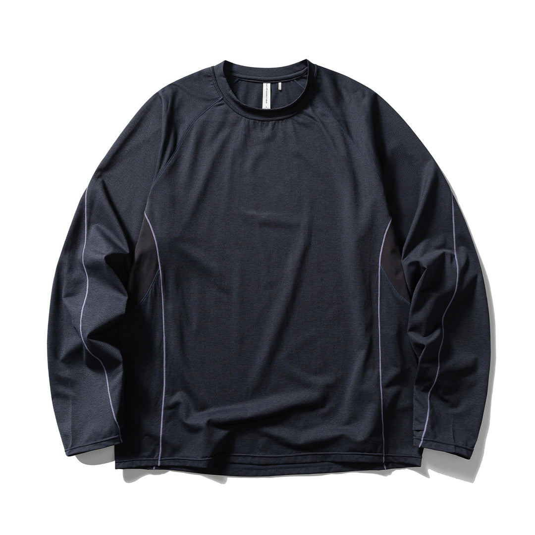 Unisex Leichtes technisches Longsleeve mit Raglanärmeln und Kontrastnähten Nord Taschen