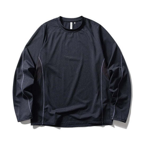 Unisex Leichtes technisches Longsleeve mit Raglanärmeln und Kontrastnähten Nord Taschen