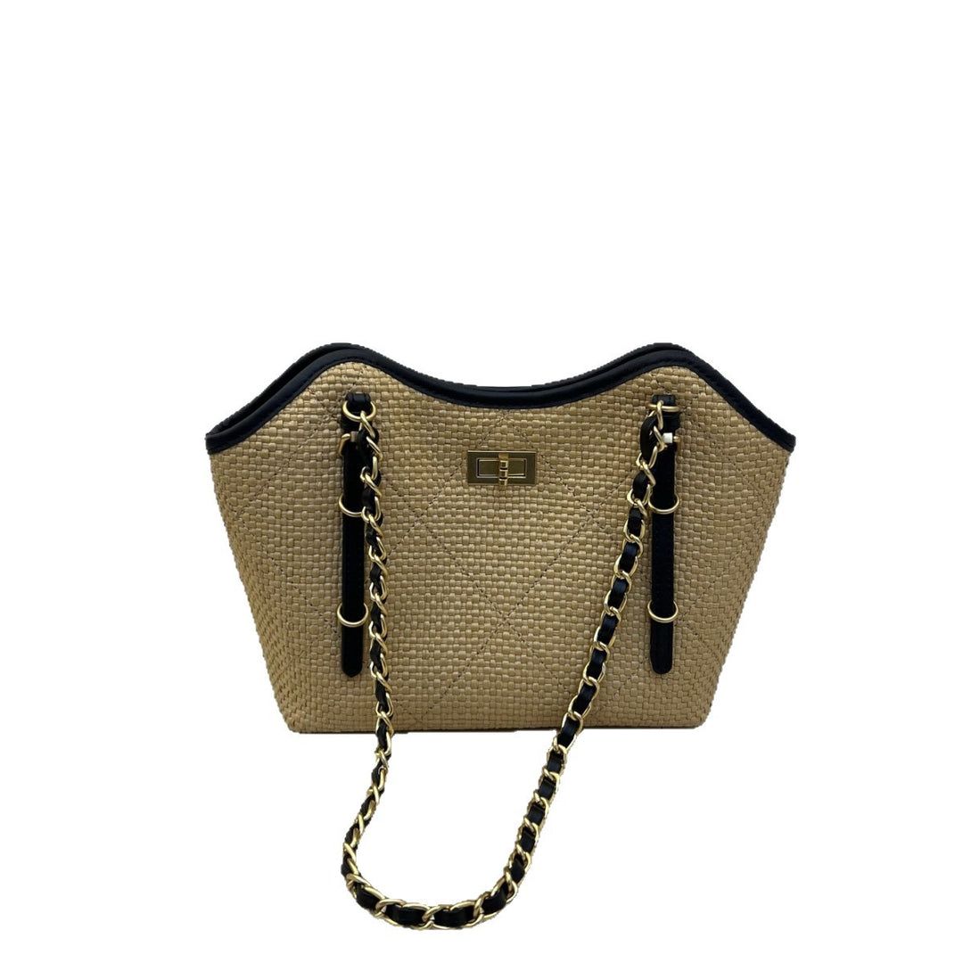 Damen handgefertigtes Taschen-Set mit eleganter Kettenapplikation Nord Taschen