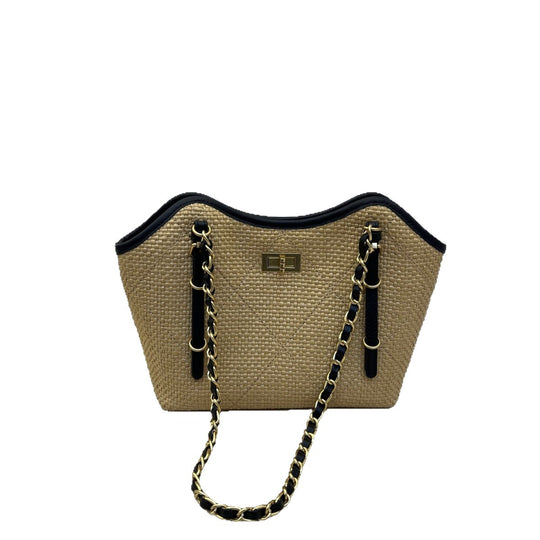 Damen handgefertigtes Taschen-Set mit eleganter Kettenapplikation Nord Taschen