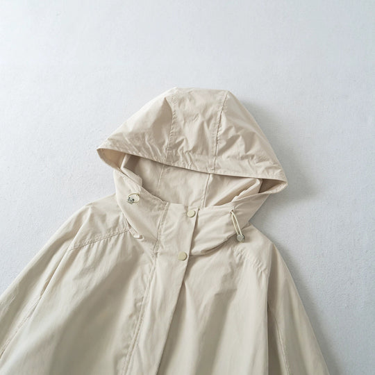 Damen Kurzjacke mit Kapuze, Tunnelzug, Kängurutaschen und elastischem Bund Nord Taschen