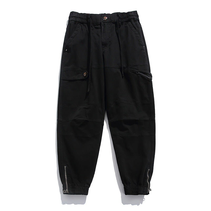 Herren Cargo-Joggerhose im Utility‑Stil mit ergonomischen Kniepaneelen und Reißverschluss‑Knöchel Nord Taschen