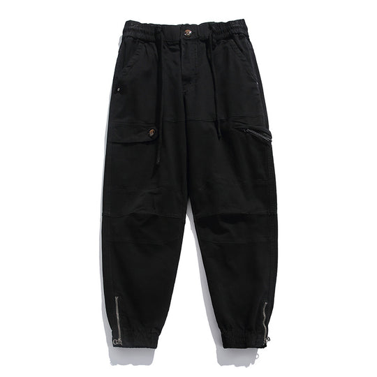 Herren Cargo-Joggerhose im Utility‑Stil mit ergonomischen Kniepaneelen und Reißverschluss‑Knöchel Nord Taschen