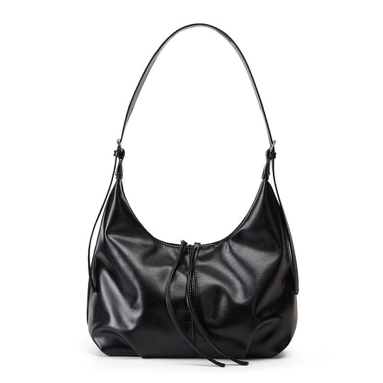 Damen Hobo-Tasche aus geschmeidigem Kunstleder mit flexiblem Tragegriff Nord Taschen