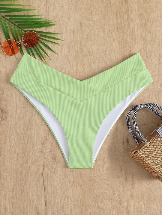 Damen Hochgeschnittenes Bikini-Höschen Nord Taschen
