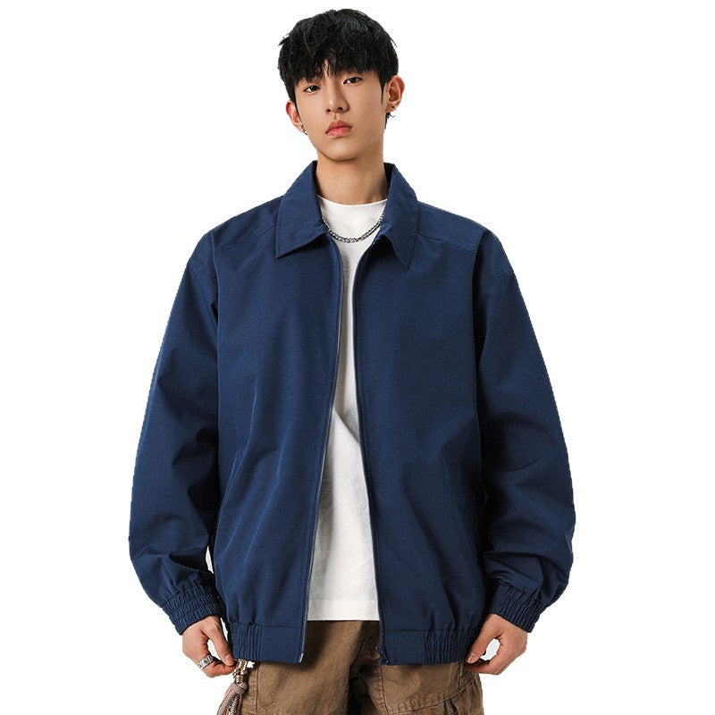 Herren Legere Übergangsjacke mit Reißverschluss und elastischem Saum Nord Taschen