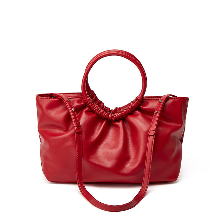 Damen Hobo-Tasche mit elastischem Kordelzug und abnehmbarem Schulterriemen Nord Taschen