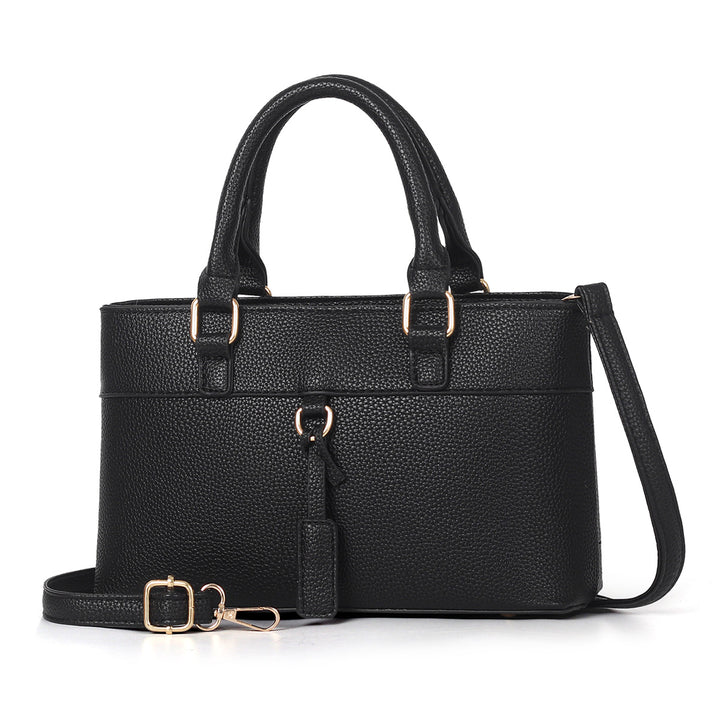 Damen elegante Handtasche mit strukturiertem Leder Nord Taschen