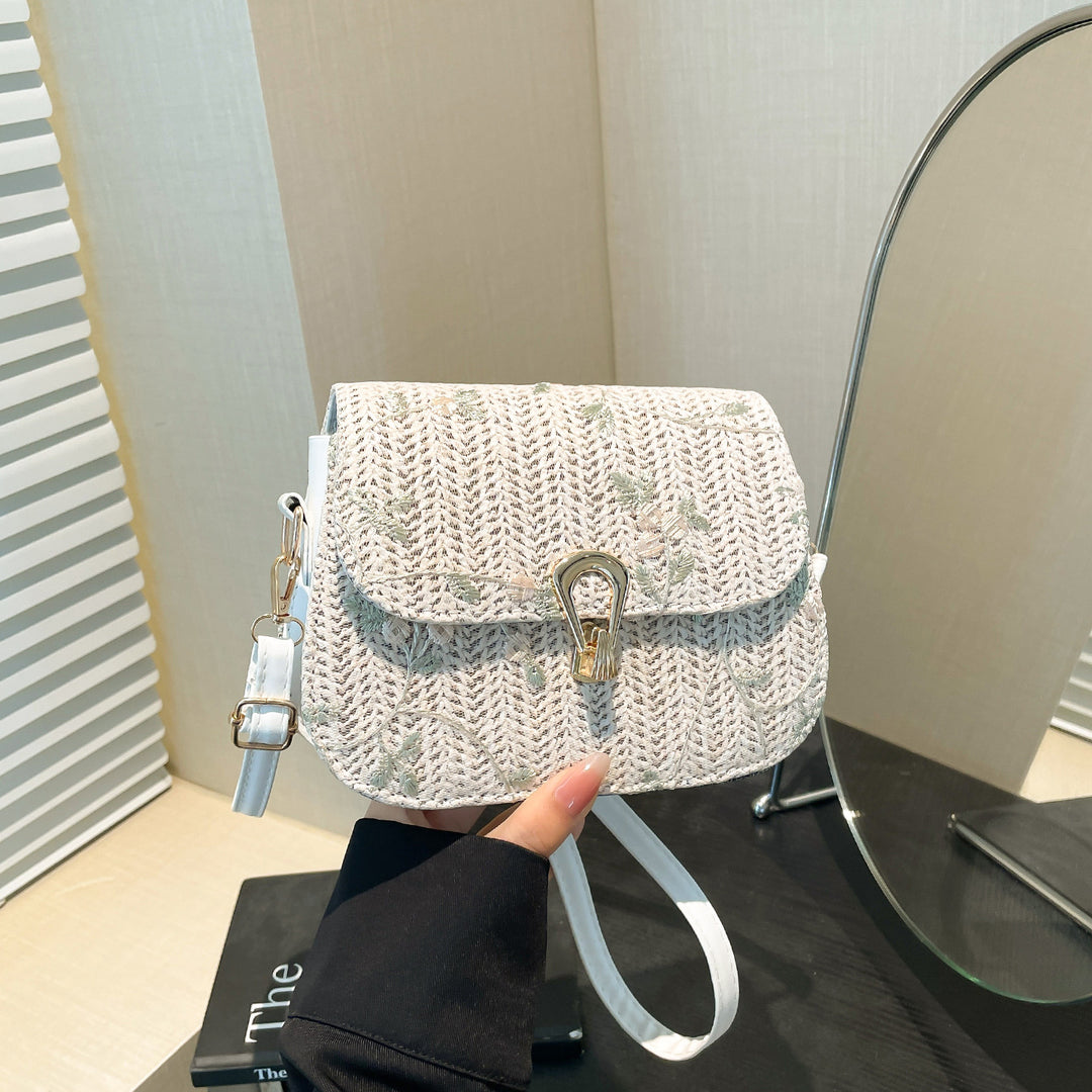 Damen Schultertasche mit kunstvoll gewebtem Design Nord Taschen