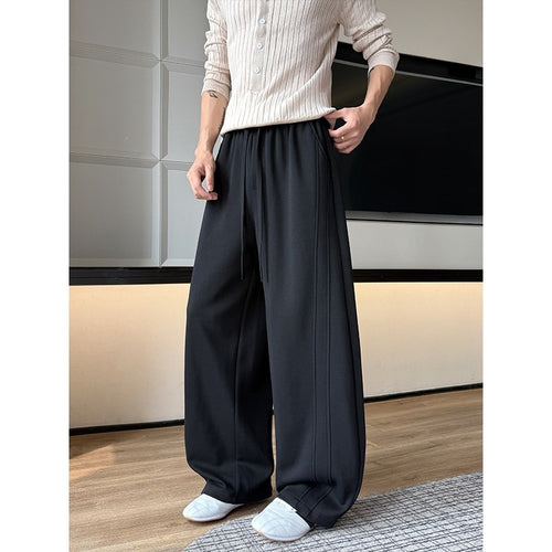 Herren Extraweite Relaxed-Loungehose aus atmungsaktivem Jersey mit Kordelzug Nord Taschen
