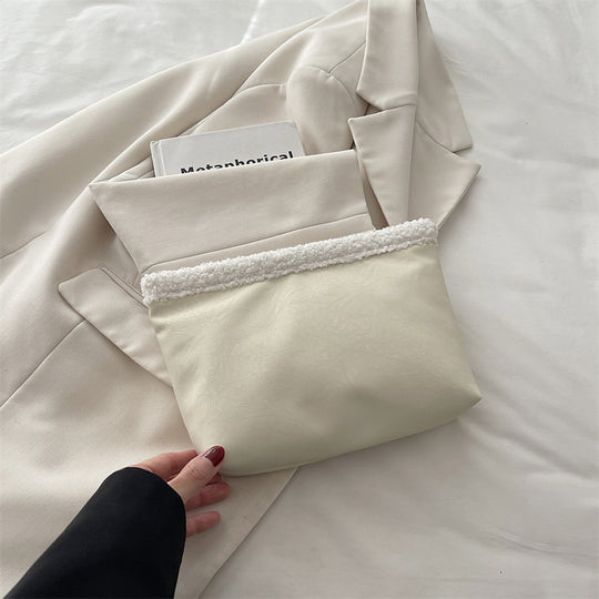 Damen stilvolle Clutch-Tasche aus strukturiertem Material Nord Taschen