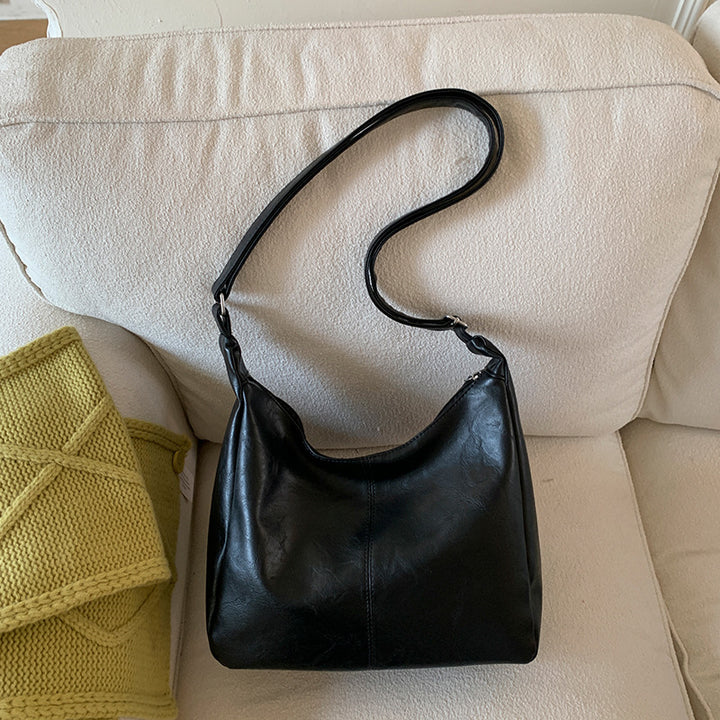 Damen elegante Hobo-Tasche aus hochwertigem Leder Nord Taschen