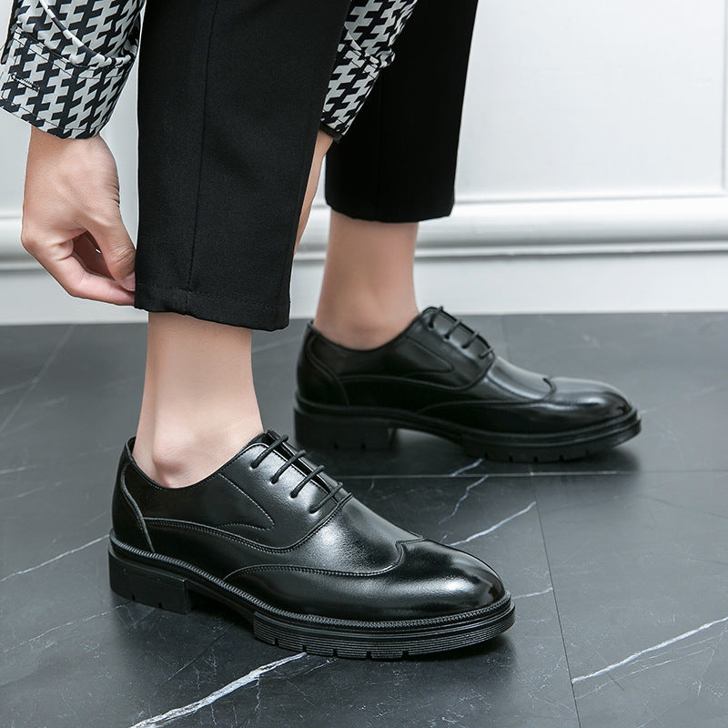Damen Elegante Schnürschuhe mit hochwertigem Leder und rutschfester Sohle