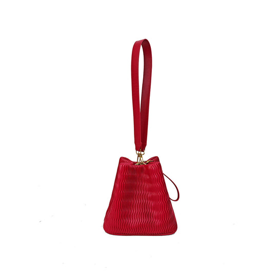 Damen Hobo-Tasche mit strukturierter Oberfläche und abnehmbarem Tragegriff Nord Taschen