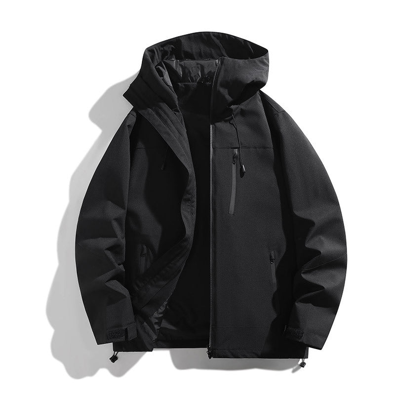 Damen technische Allwetterjacke mit vielseitigem Kapuzendesign und verstellbaren Belüftungsöffnungen