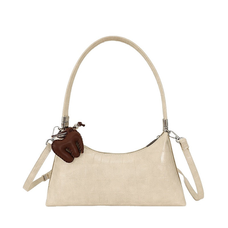 Damen Hobo-Tasche aus hochwertigem Kunstleder mit Kroko-Prägung Nord Taschen