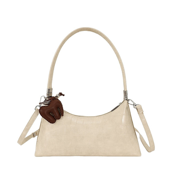 Damen Hobo-Tasche aus hochwertigem Kunstleder mit Kroko-Prägung Nord Taschen