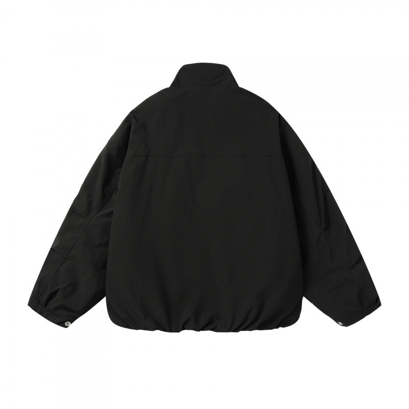 Unisex Leichter technischer Blouson mit Stehkragen, durchgehendem Reißverschluss und Tunnelzugsaum Nord Taschen