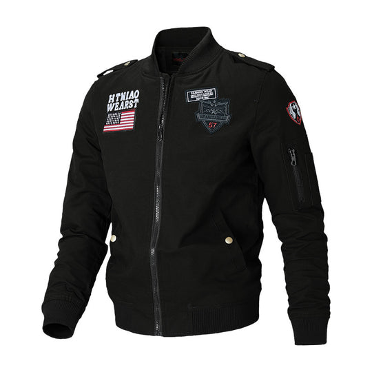 Herren Bomberjacke Nord Taschen